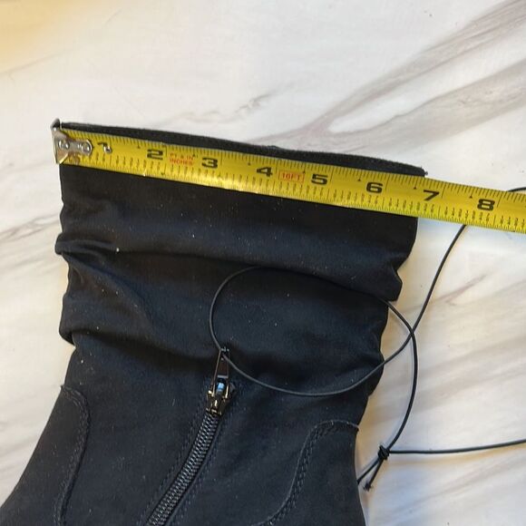NWOB Style & Co | Saraa Slouch Mid-Shaft Boots Black Microfiber 10 M - Picture 9 of 9